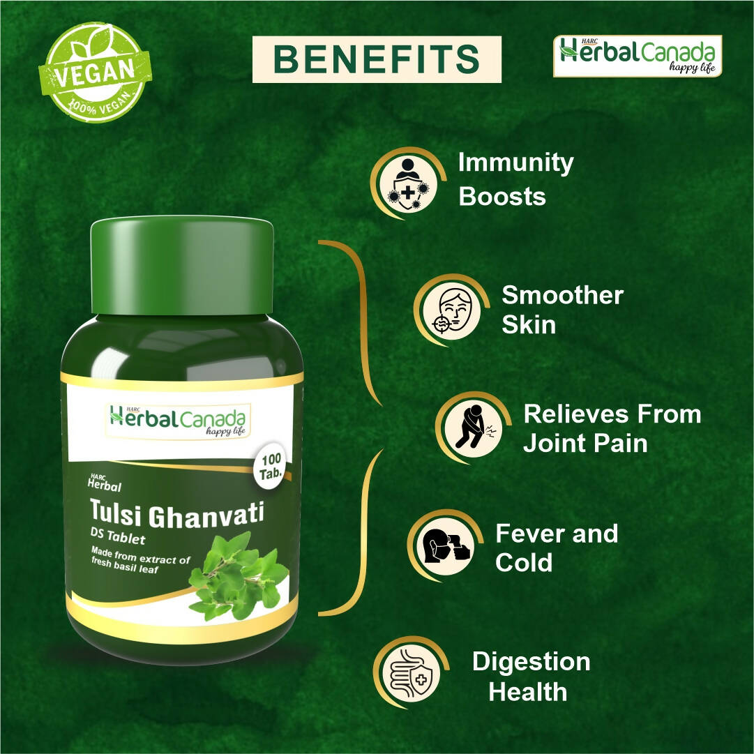 Herbal Canada Tulsi Ghanvati Tablets 