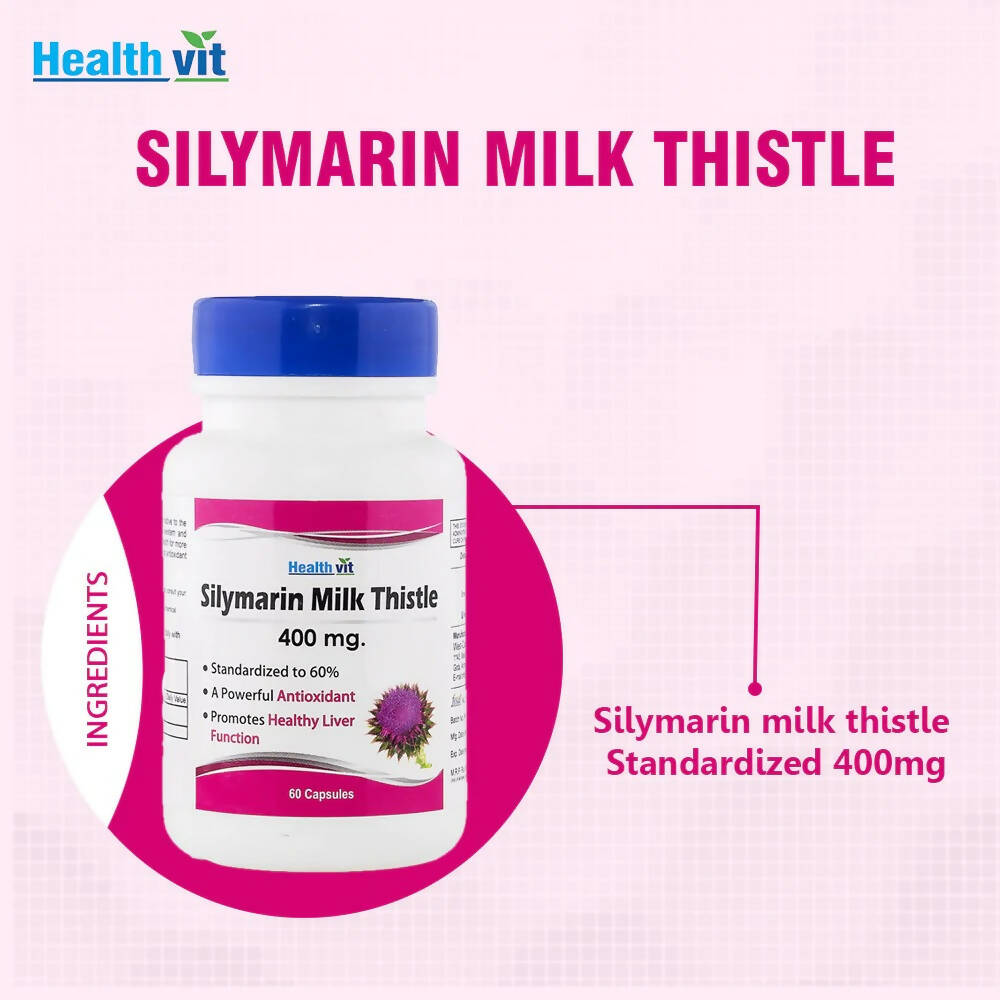 Healthvit Silymarin Milk Thistle Capsules - Grab2buy