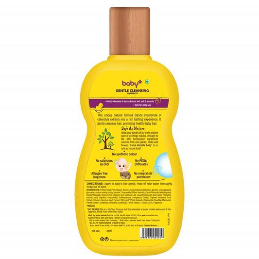 Lotus Herbals Baby+ Gentle Cleansing Shampoo (200 Ml) - Grab2buy