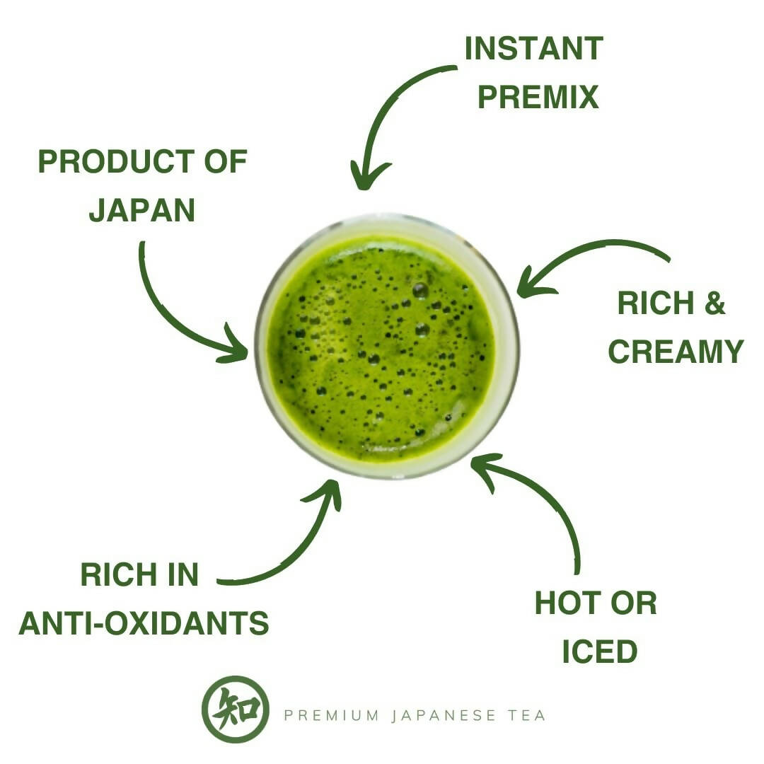 Chiran Instant Matcha Latte Premix Sachets  Grab2Buy Chiran Grab2Buy