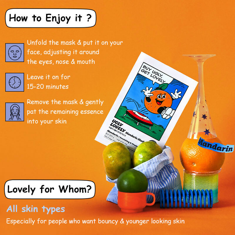 The Face Shop Ugly Lovely Mandarin Mask  Grab2Buy The Face Shop Grab2Buy
