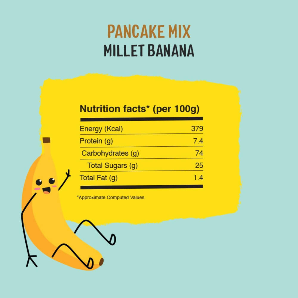 Timios Banana Millet Pancake with Vanilla  Grab2Buy Timios Grab2Buy