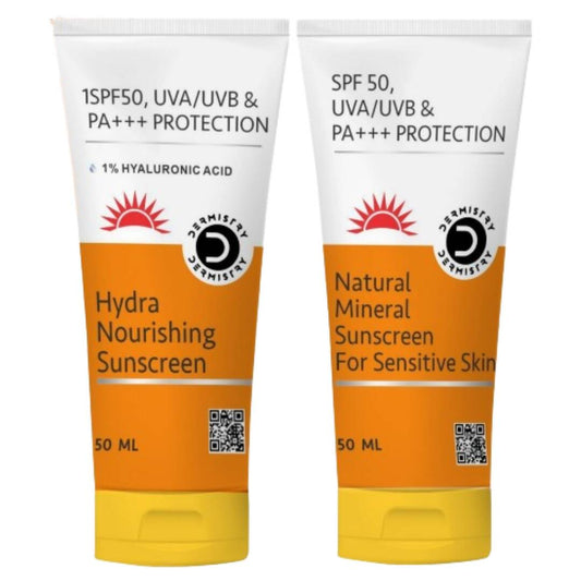 Dermistry Hydra Nourishing Sunscreen & Natural Mineral Sunscreen 