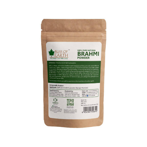 Bliss of Earth 100% Pure Natural Brahmi Powder  Grab2Buy Bliss of Earth Grab2Buy