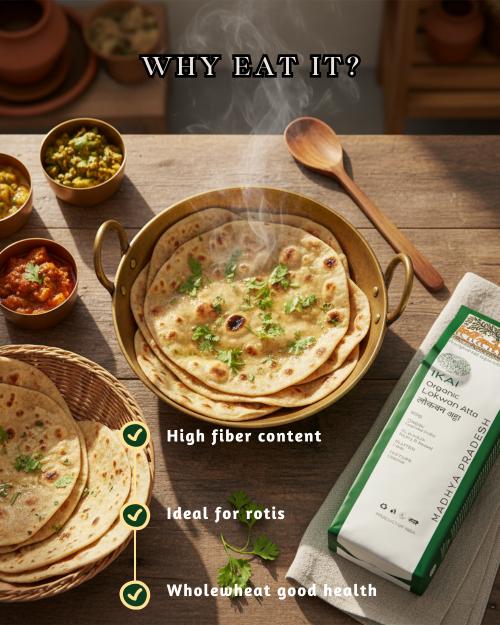 IKAI Organic Lokwan Atta 