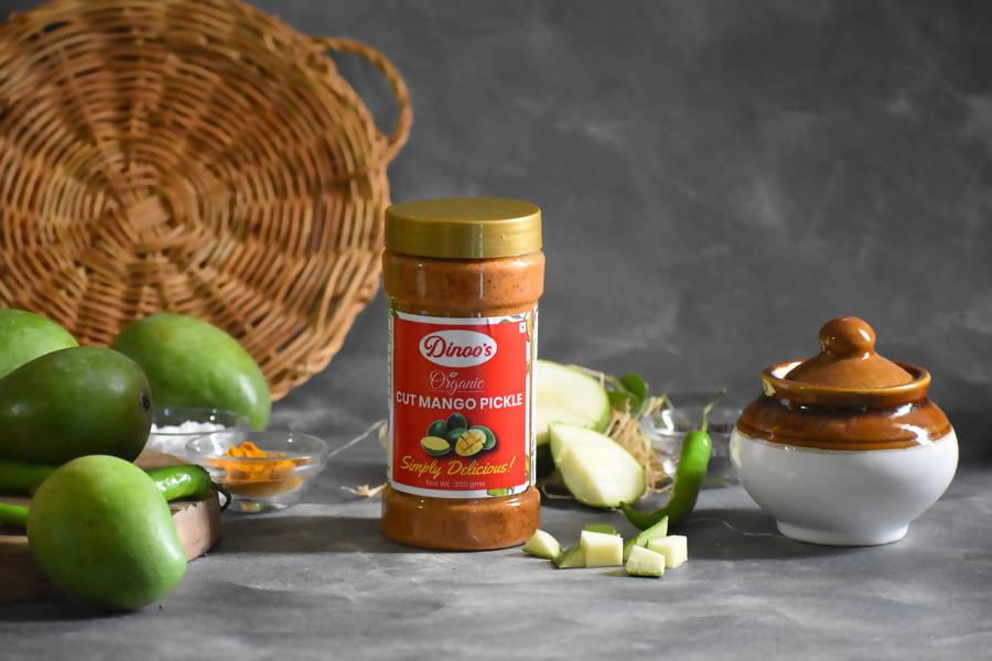 Dinoo's Organic Cut Mango Pickle 