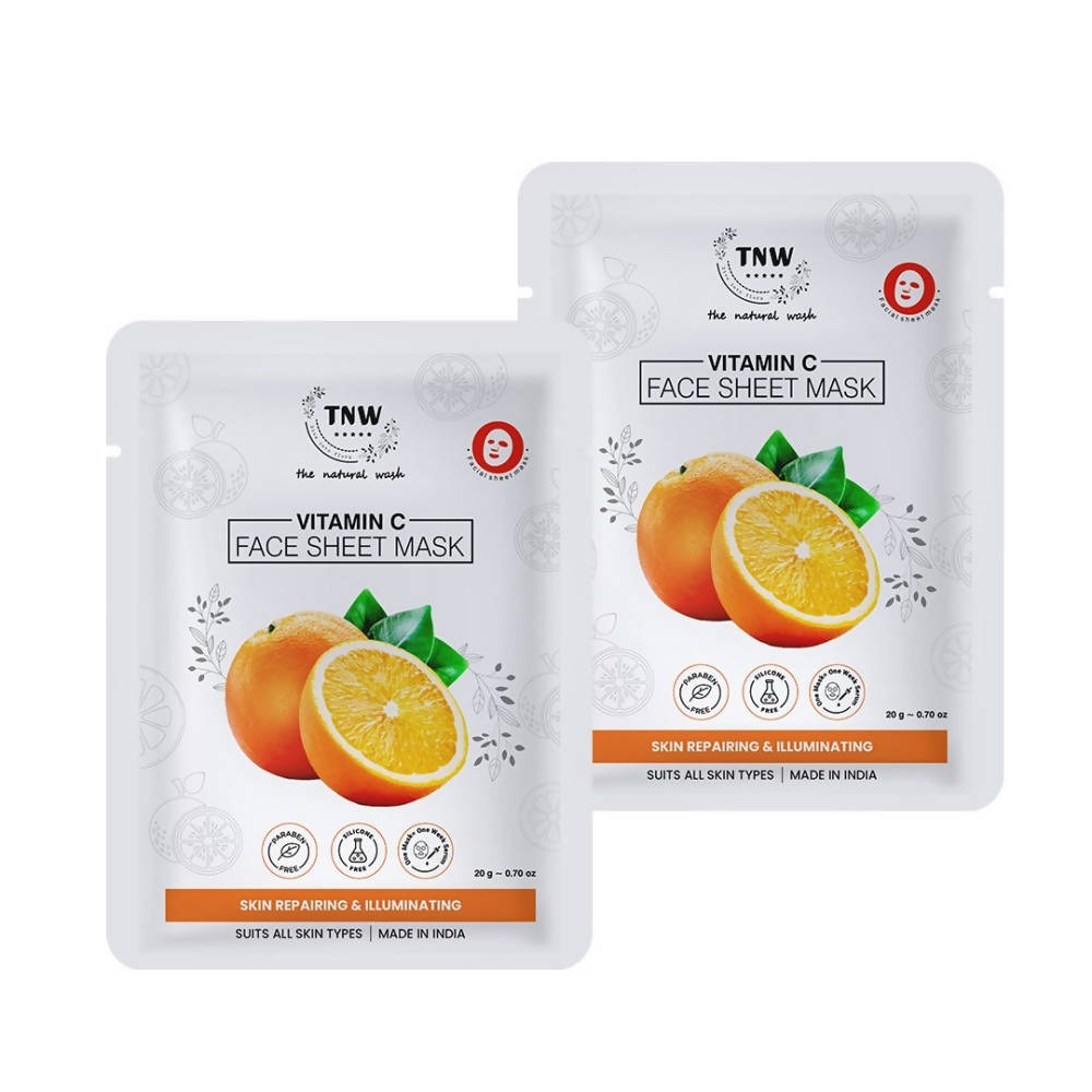 The Natural Wash Vitamin C Face Sheet Mask  Grab2Buy The Natural Wash Grab2Buy
