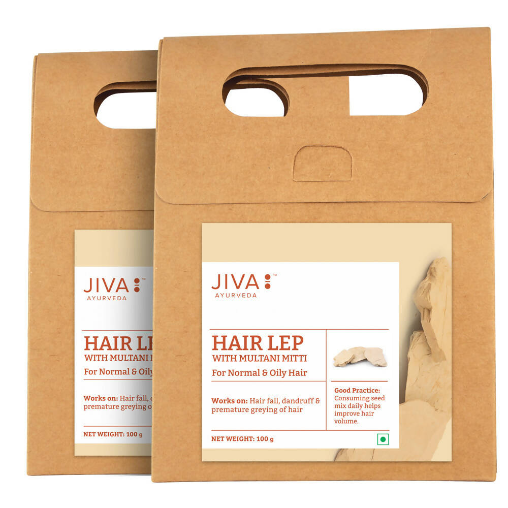 Jiva Ayurveda Hair Lep with Multani Mitti 
