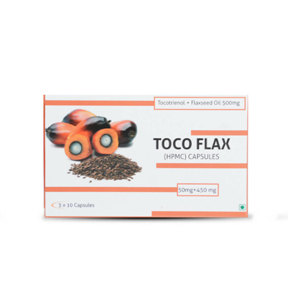 Nutra Grace Tocotreinol + Flaxseed Oil (Taco Flax) Capsules - Grab2buy