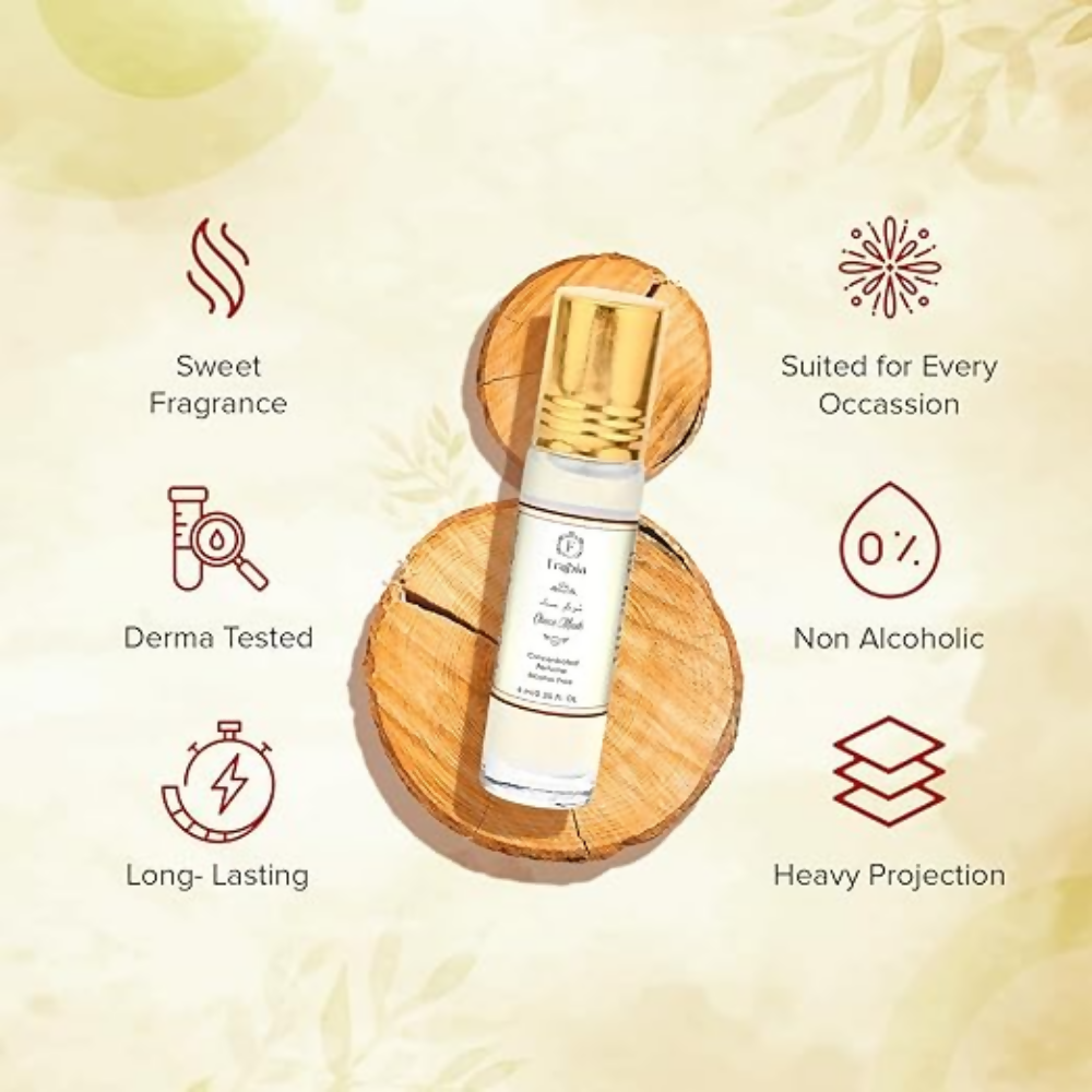 Frabia Choco Musk Long Lasting Roll On Perfume for Men and Women