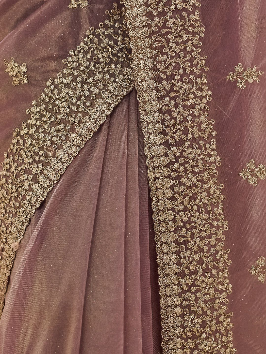 kasee Floral Zardozi Supernet Saree