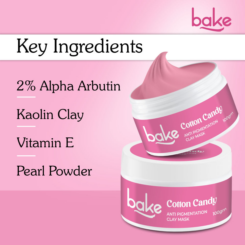 Bake Cotton Candy Anti Pigmentation Clay Mask With Alpha Arbutin  Grab2Buy Bake Grab2Buy