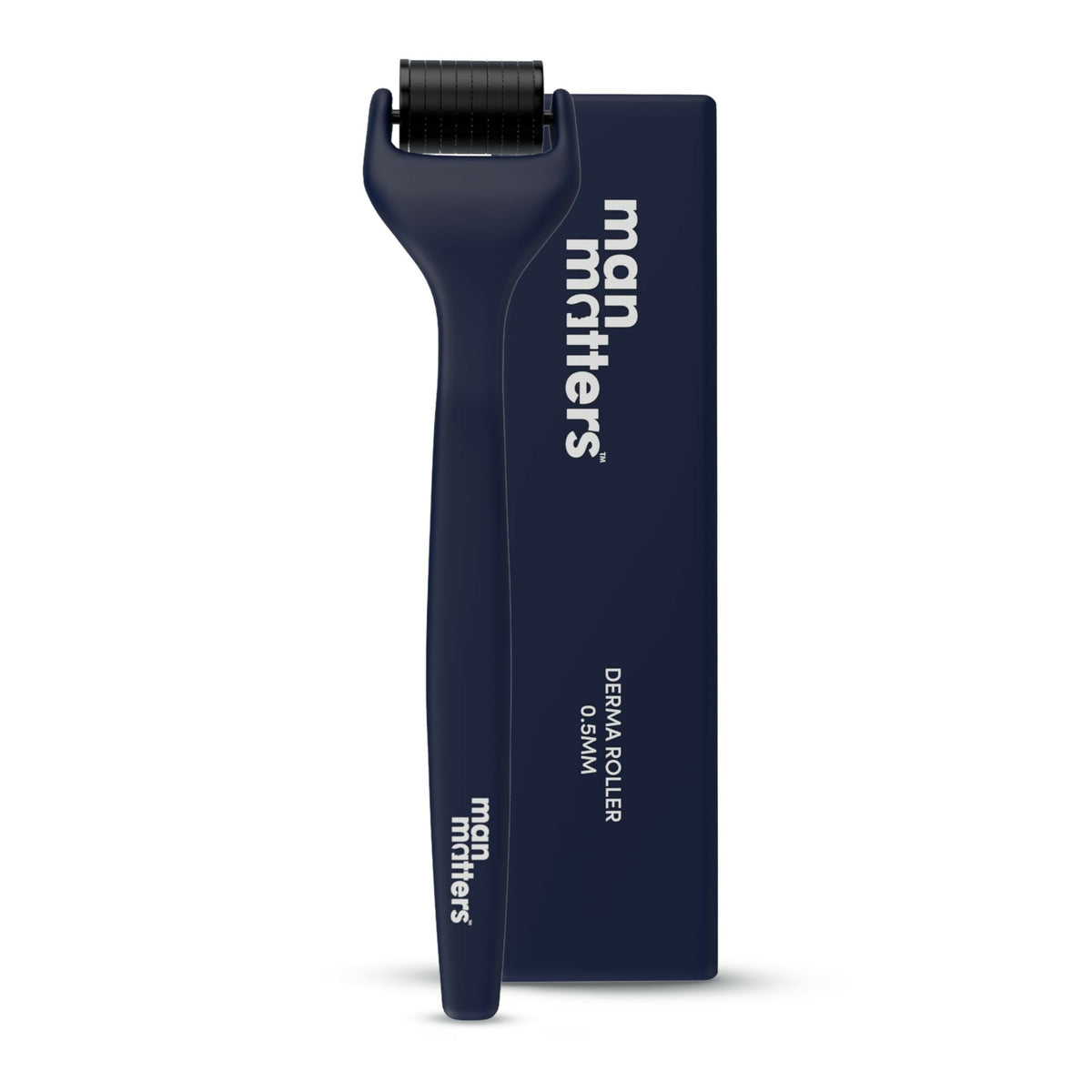 Man Matters Advance Derma Roller For Hair & Beard - 540 Micro 0.5mm Titanium Alloy Needles  Grab2Buy Man Matters Grab2Buy