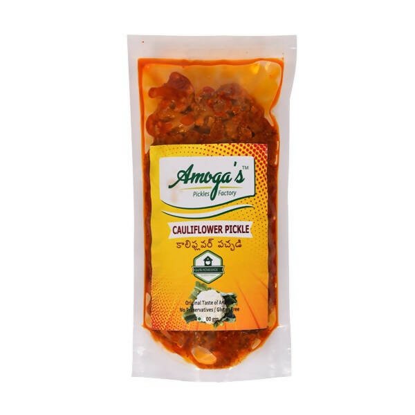 Amoga's Pickles Factory Cauliflower Pickle Andhra Style - Grab2buy