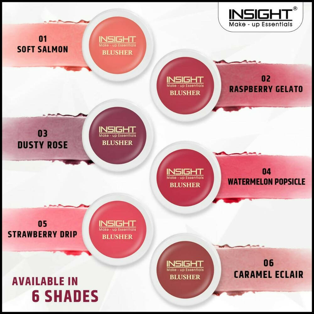 Insight Cosmetics Crème Blusher, Face Makeup, Raspberry Gelato - Limited Time Offer - Swadesiicart
