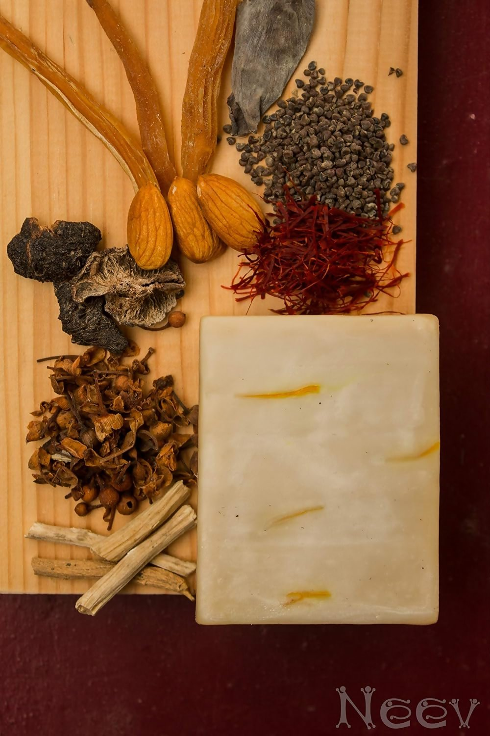Neev Herbal Handmade Soap Kesar Badam Soap For A Royal Glow