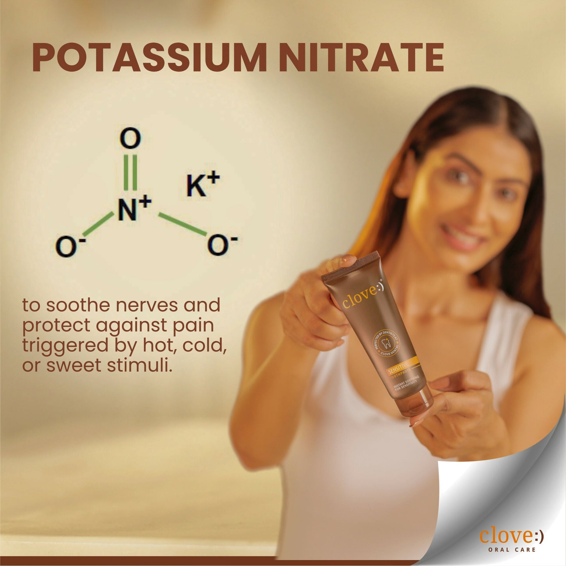 Clove Sensitive Toothpaste Reduce Senstivity