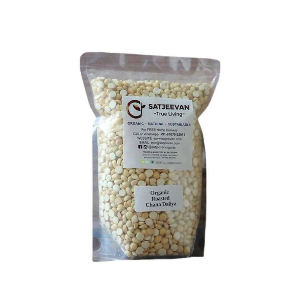 Satjeevan Organic Roasted Chana Daliya 