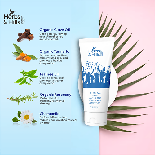 Herbs & Hills Anti Acne Face Pack 
