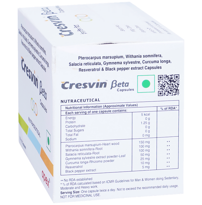 Apex Cresvin Beta Capsules 