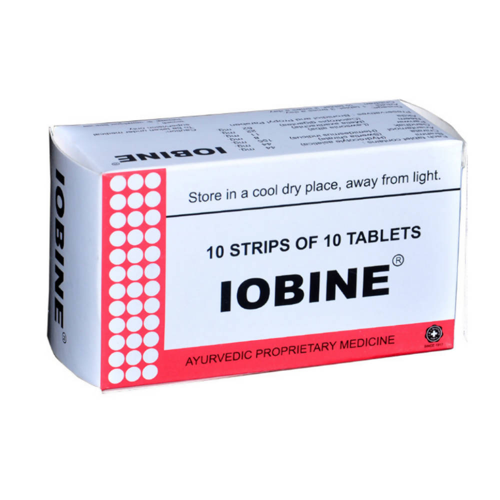 J & J Dechane Ayurvedic Iobine Tablets 