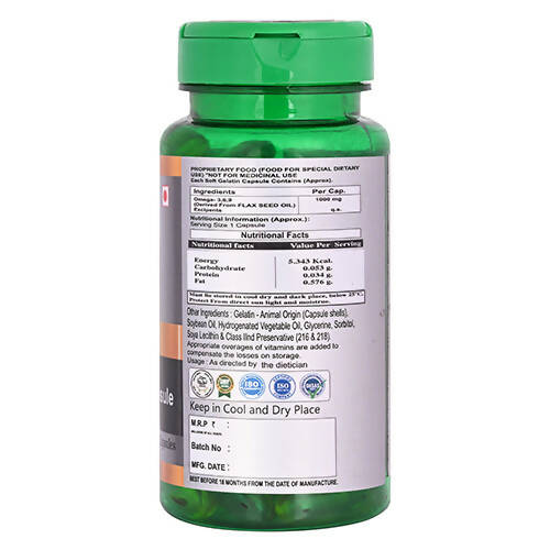 Cipzer Flaxseed Softgel Capsules 
