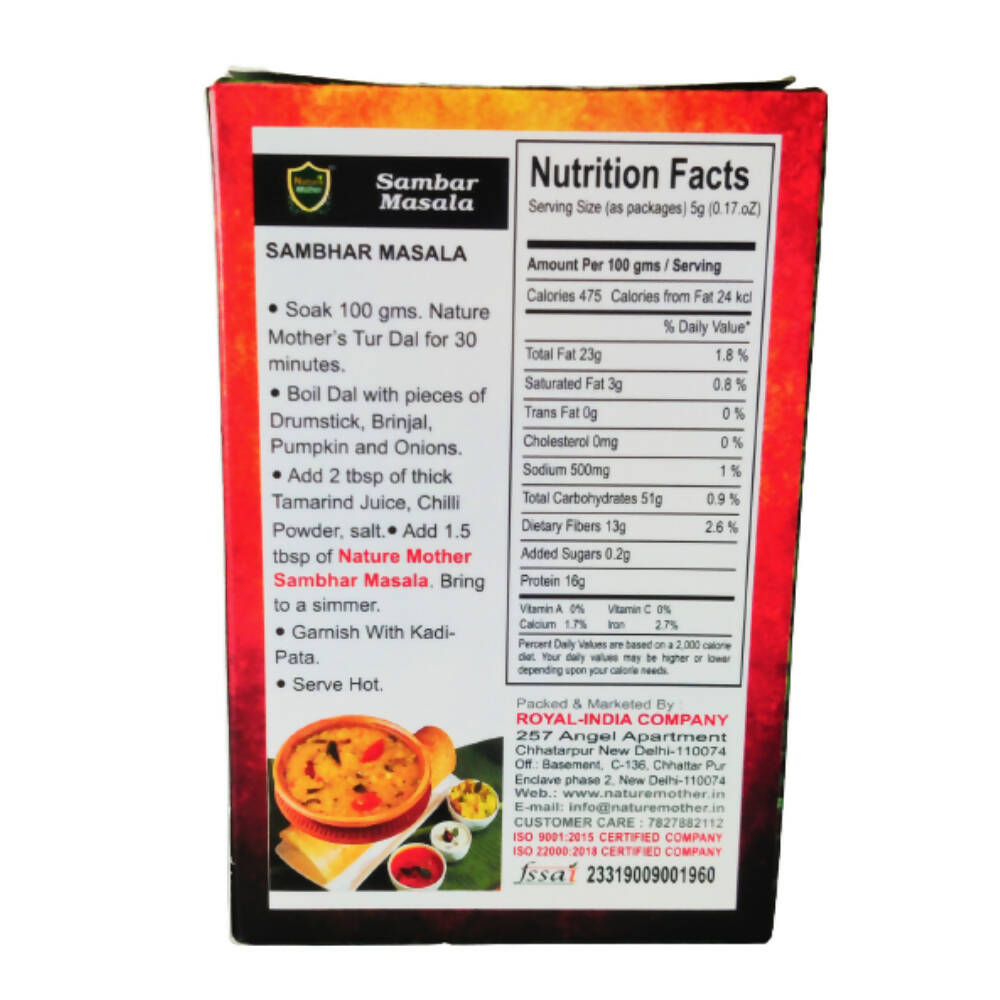 Nature Mother Sambhar Masala - Grab2buy