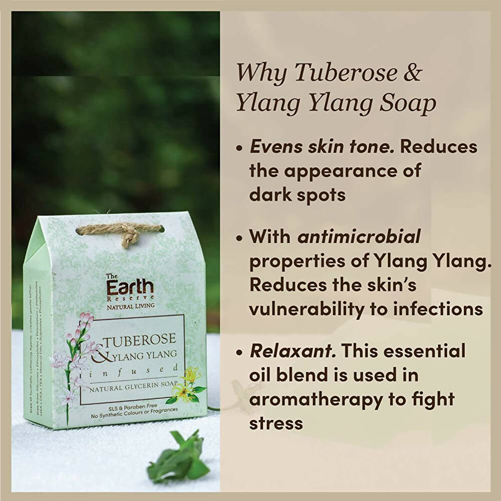 The Earth Reserve Tuberose & Ylang Ylang Infused Soap  Grab2Buy The Earth Reserve Grab2Buy