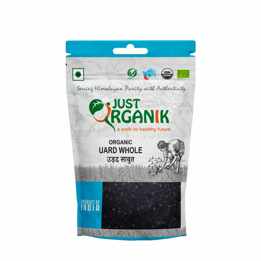 Just Organik Urad Whole (Black Dal) - Grab2buy