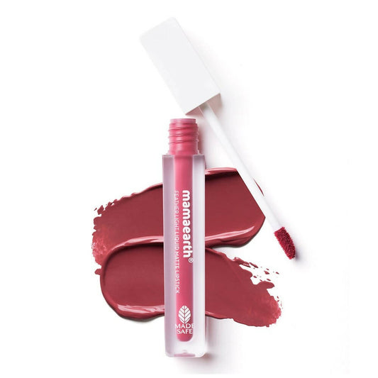 Mamaearth Feather Light Liquid Matte Lipstick - Nude Rose - Grab2buy