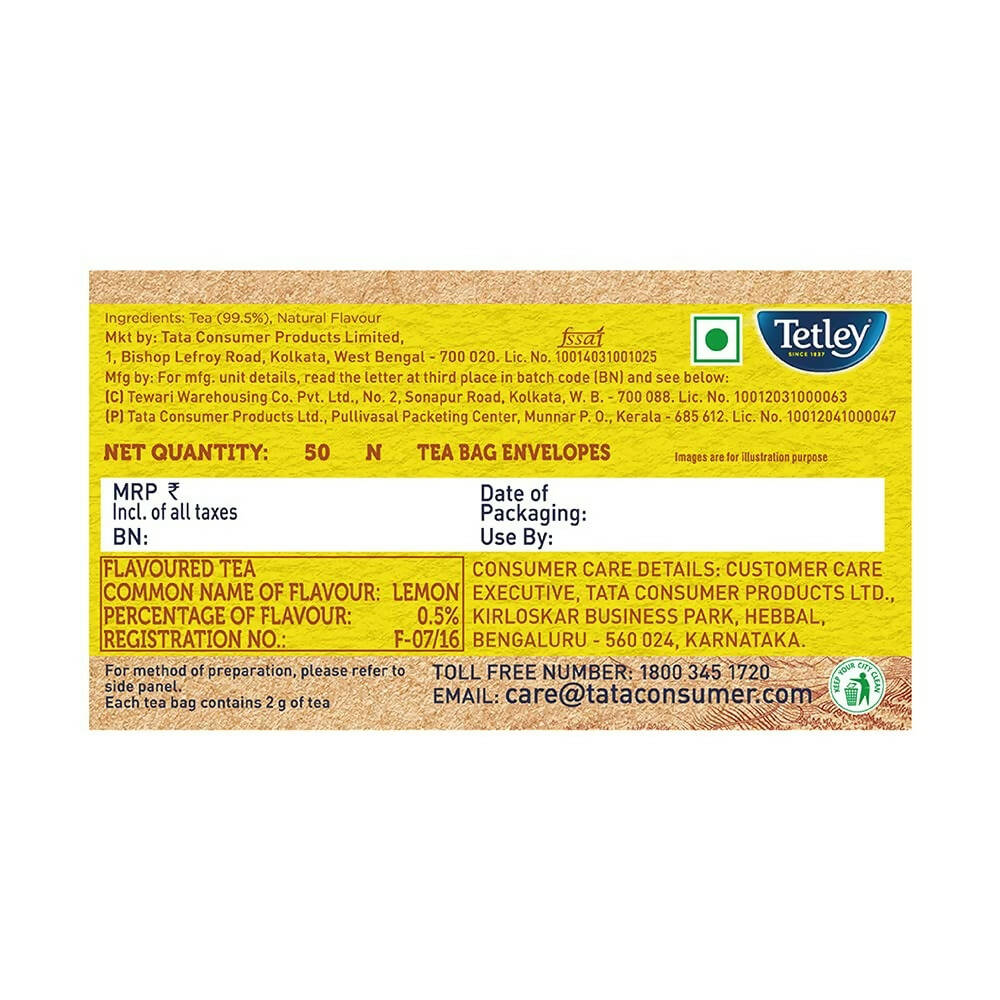 Tetley Lemon Flavoured Tea Bags  Grab2Buy Tetley Grab2Buy