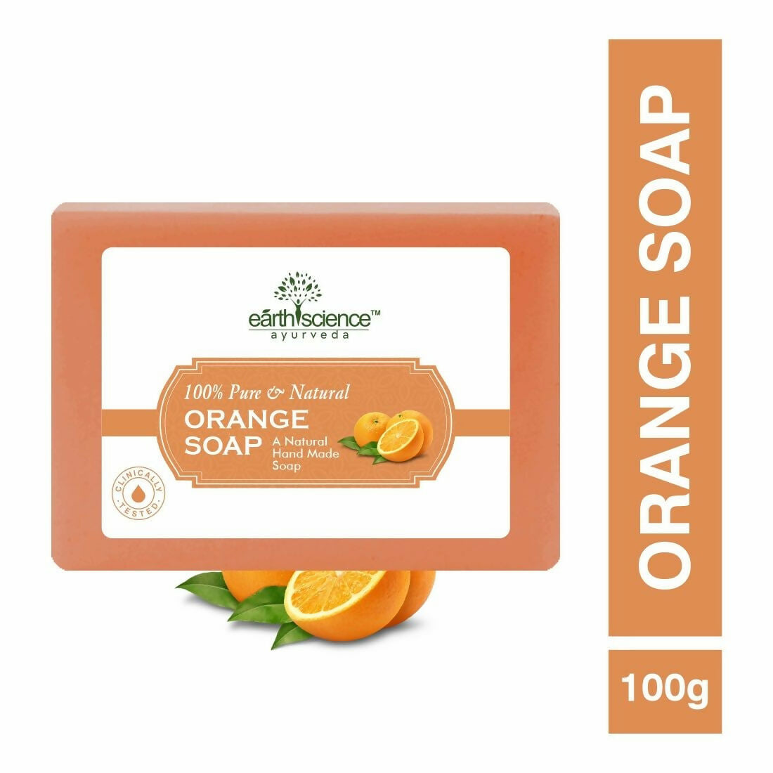 Earth Science Ayurveda Orange Bath Soap 