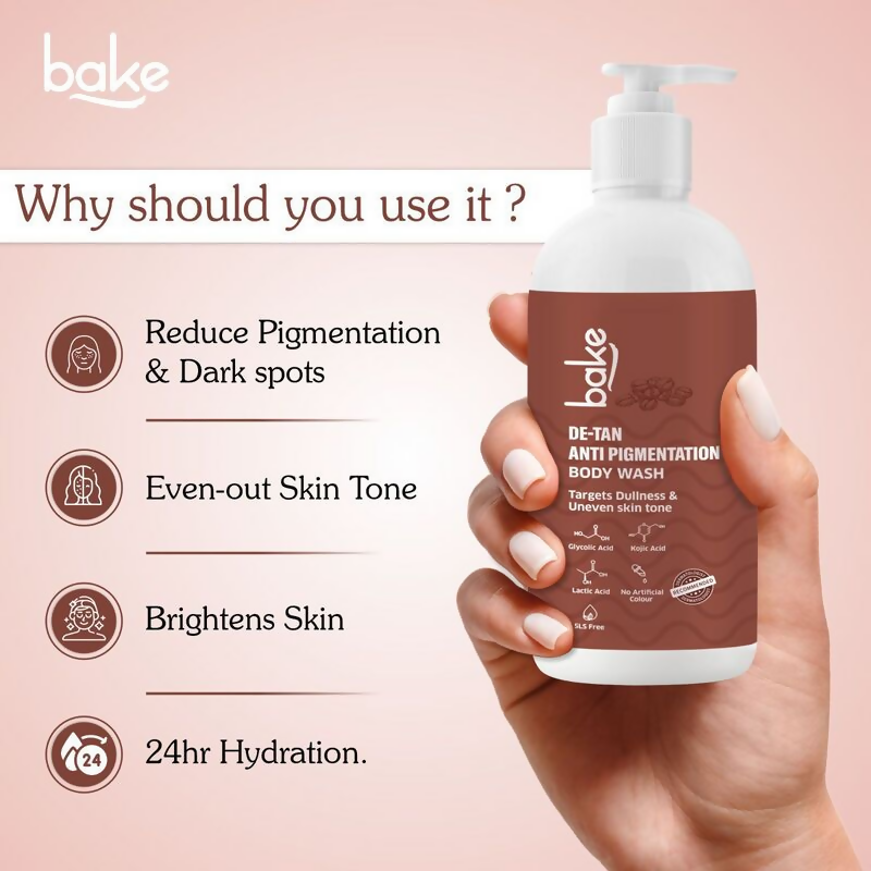 Bake De-Tan Anti Pigmentation Coffee Body Wash  Grab2Buy Bake Grab2Buy