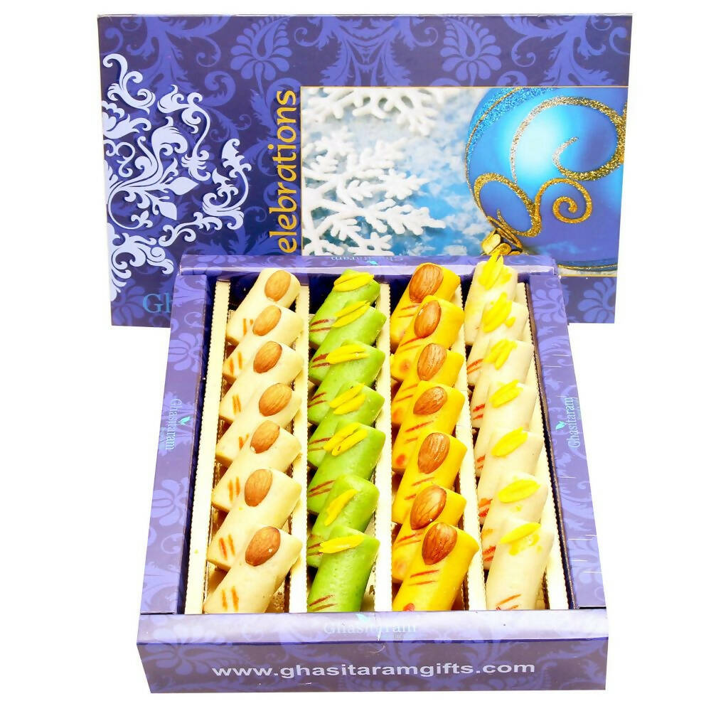 Ghasitaram Sugarfree Assorted Rolls Sweet Box 