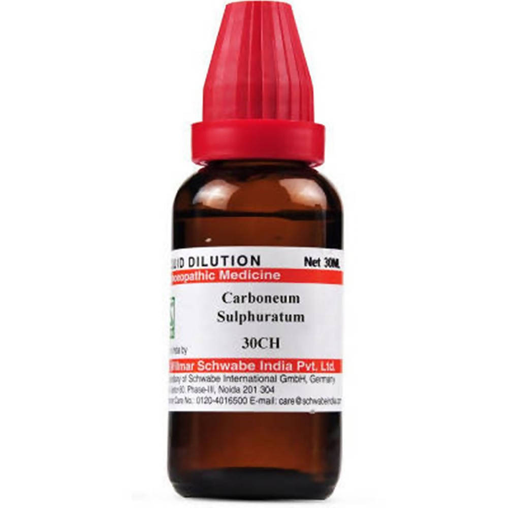 Dr. Willmar Schwabe India Carbonium Sulphuratum Dilution 