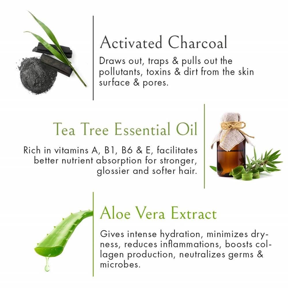 Wow Skin Science Charcoal + Glycolic Acid Detoxifying Face Wash for Oil Control + Gentle Exfoliation with Tea Tree & Aloe  Grab2Buy Wow Skin Science Grab2Buy