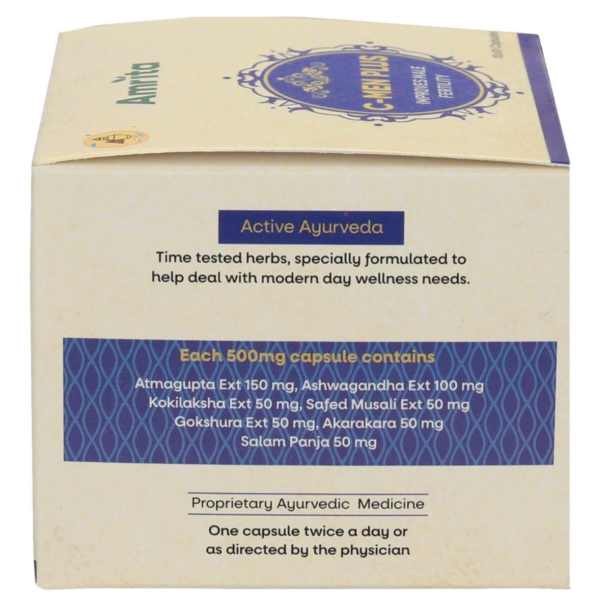 Amrita C- Men Plus Capsules - Grab2buy