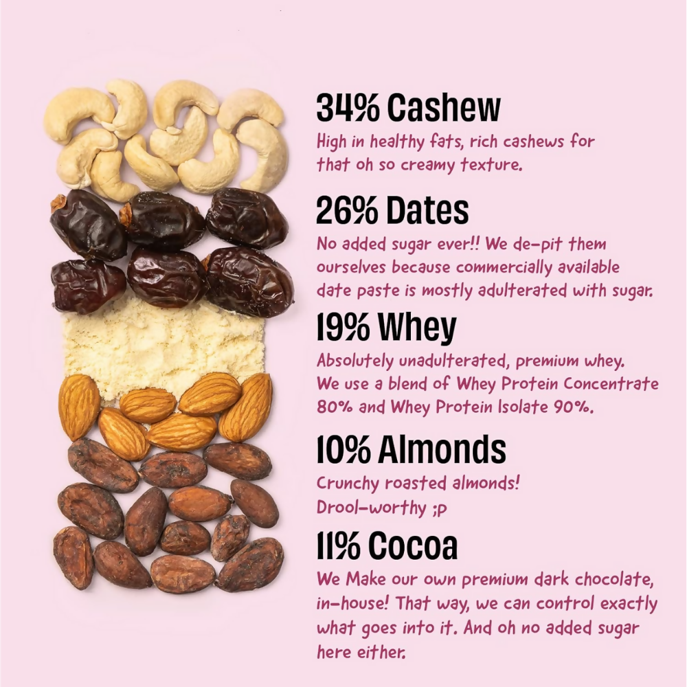 The Whole Truth High Protein Double Cocoa Protein Bar  Grab2Buy The Whole Truth Grab2Buy