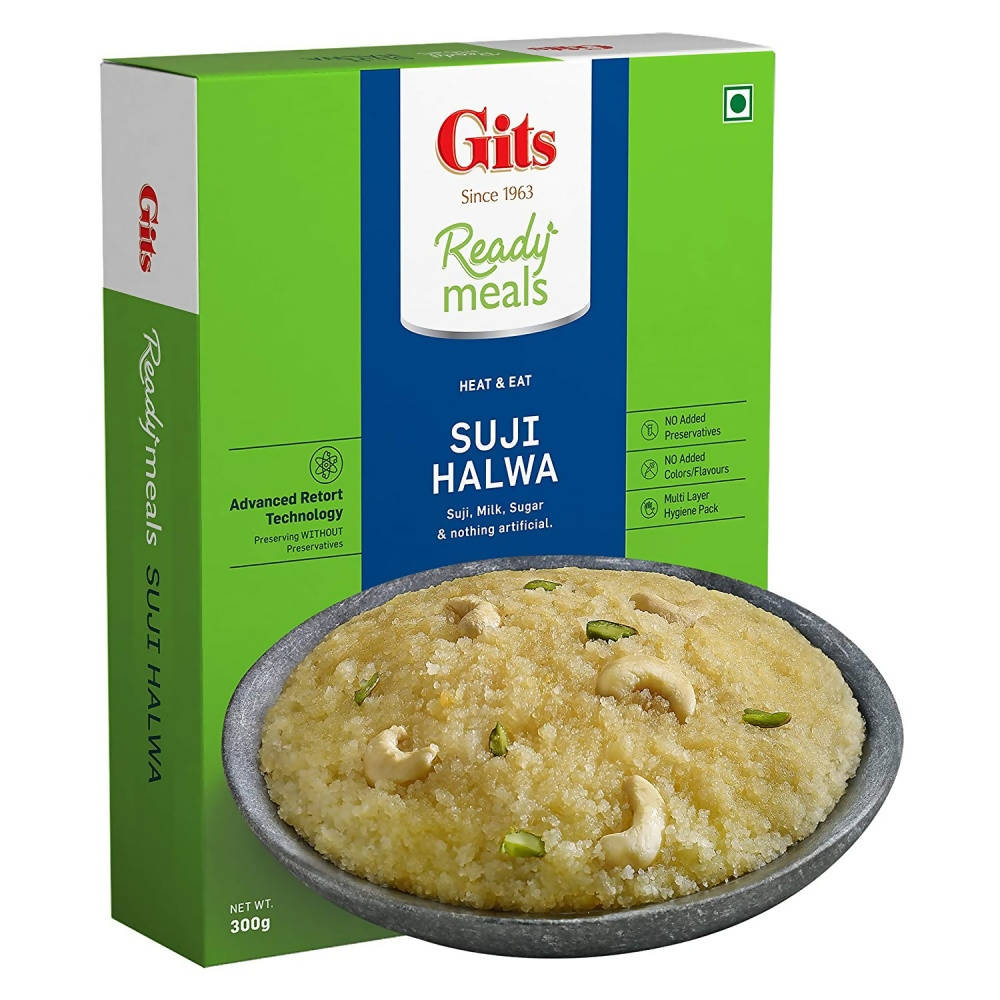 Gits Ready Meals Heat & Eat Suji Halwa - Grab2buy