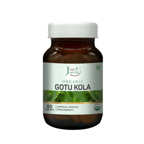 Just Jaivik Organic Gotu Kola Tablets 