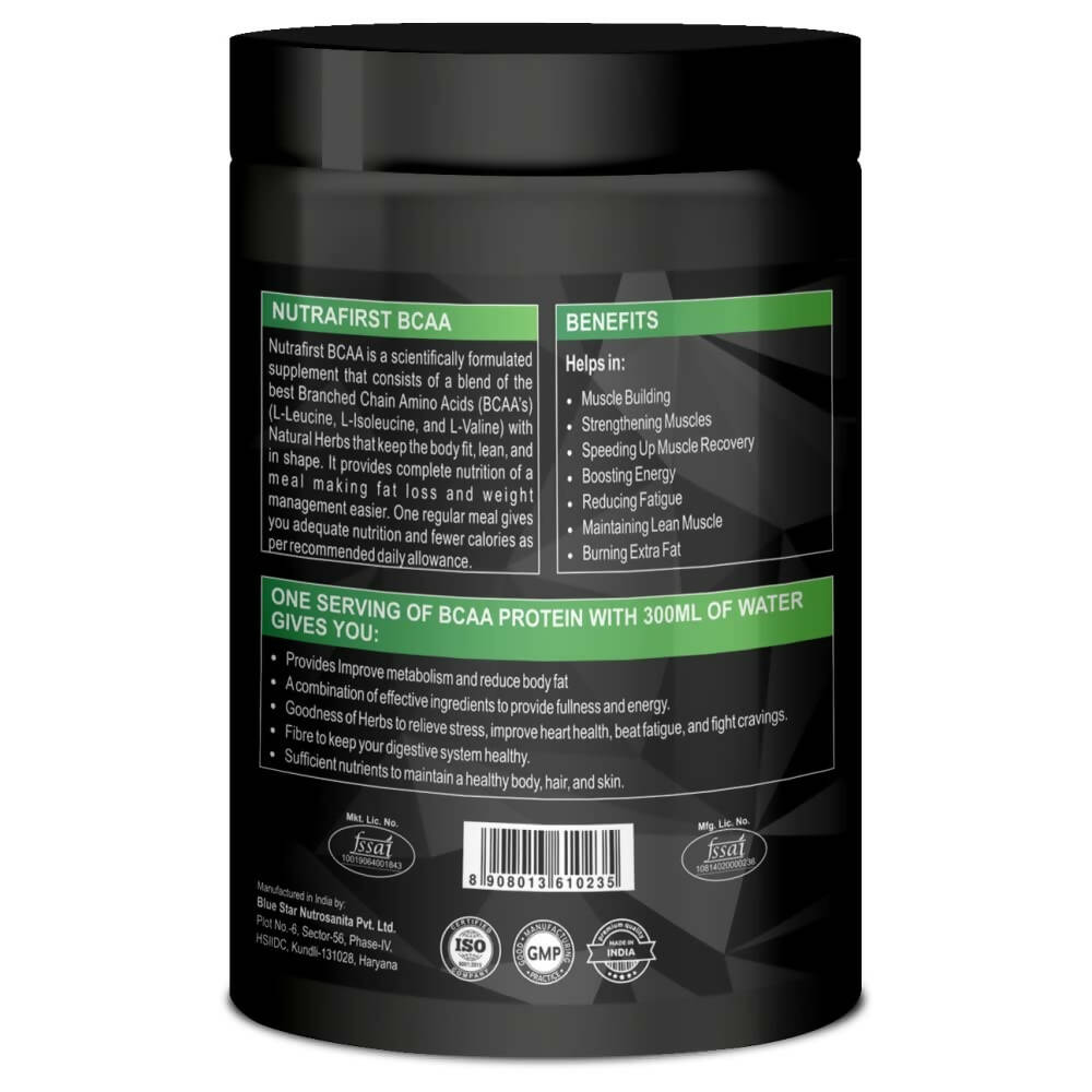 Nutrafirst Natural Bcaa Supplement For Men 