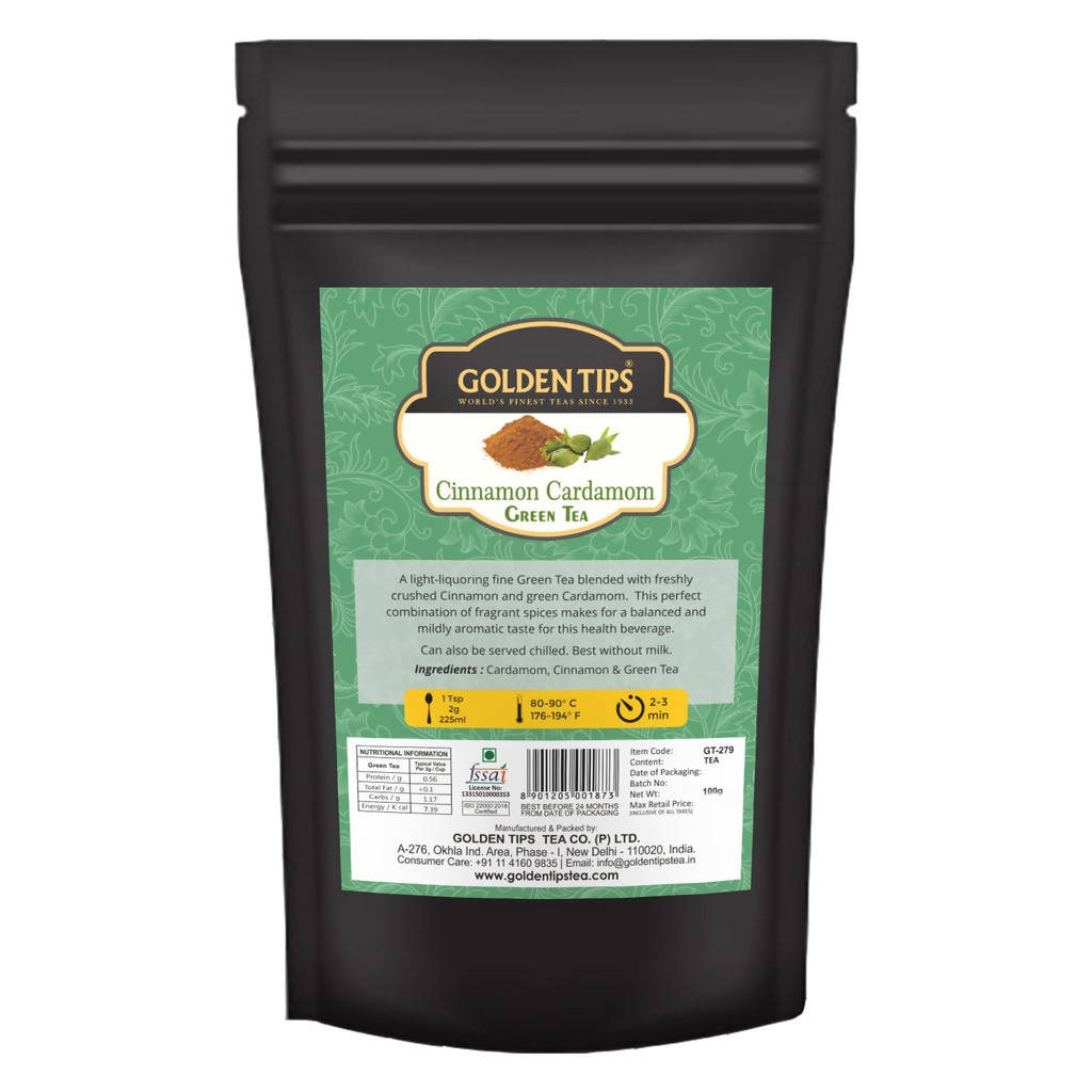 Golden Tips Cinnamon Cardamom Green Tea - Grab2buy