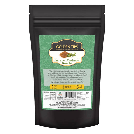 Golden Tips Cinnamon Cardamom Green Tea - Grab2buy