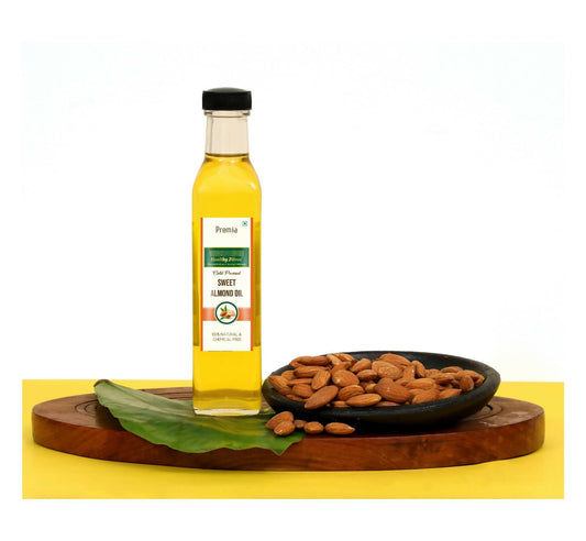 Healthy Fibres Cold Pressed Sweet Almond Oil - Grab2buy