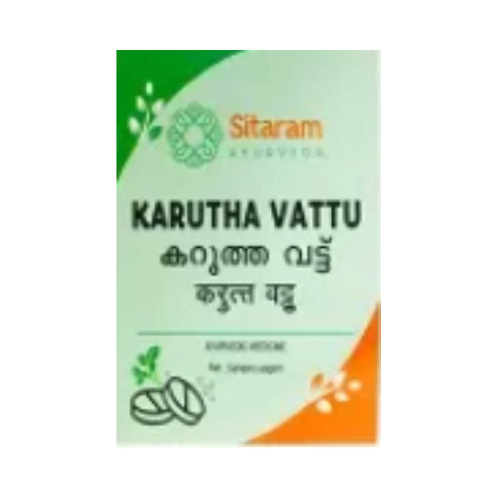 Sitaram Ayurveda Karutha Vattu Gulika Tablets 