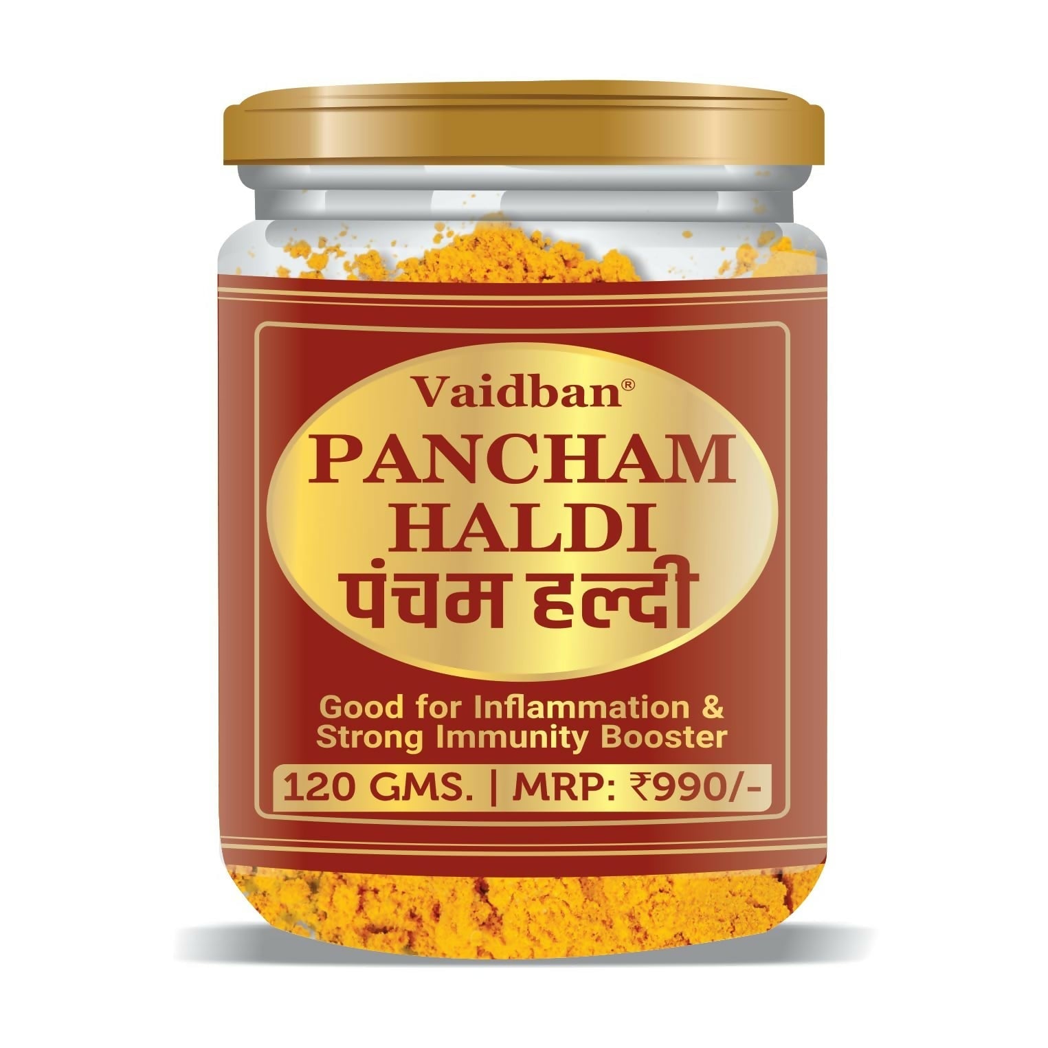 Vaidban Pancham Haldi (Organic Haldi Powder) 