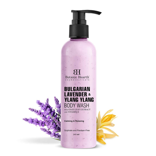 Botanic Hearth Bulgarian Lavender & Ylang Ylang Body Wash with Vitamin E, Sage Leaf Extracts