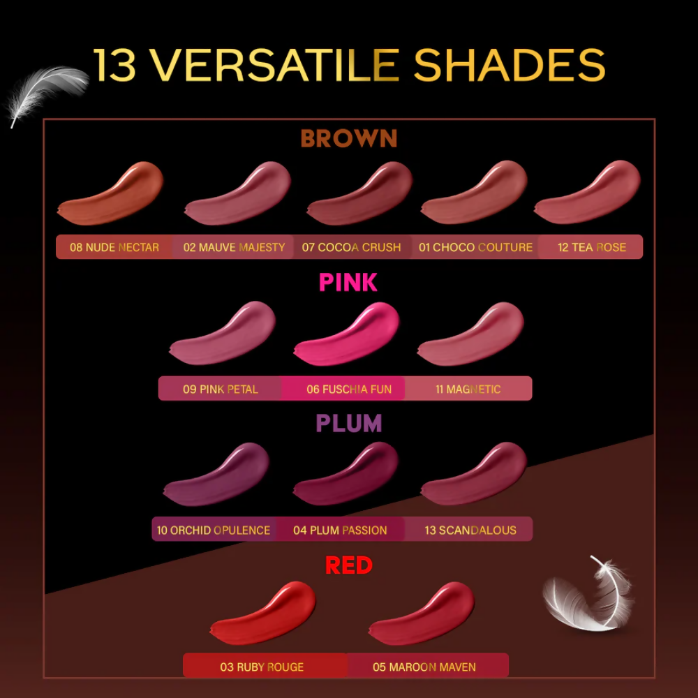 Faces Canada Comfy Matte Wow Liquid Lipstick - Plum Passion 04