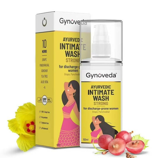Gynoveda Intimate Wash Strong For White Discharge | Grab2Buy