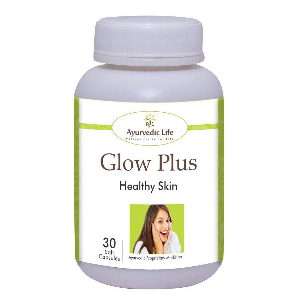 Ayurvedic Life Glow Plus Healthy Skin Capsules - Grab2buy